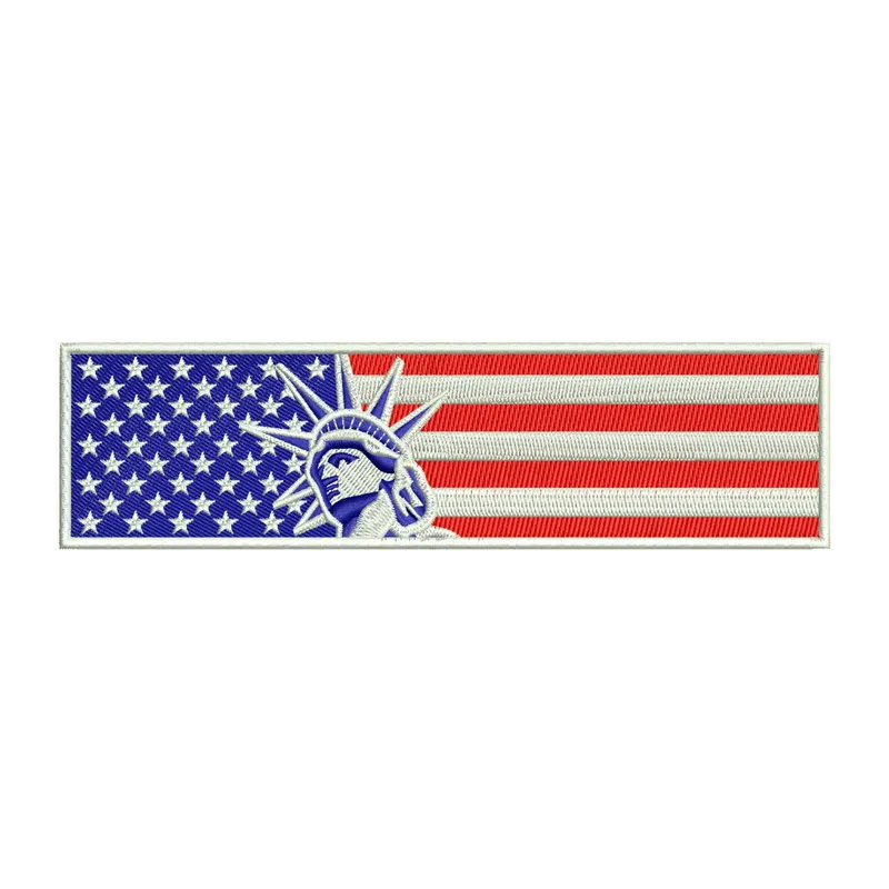 USA flag 2 embroidery design showcasing vibrant stars and stripes, perfect for Independence Day projects.