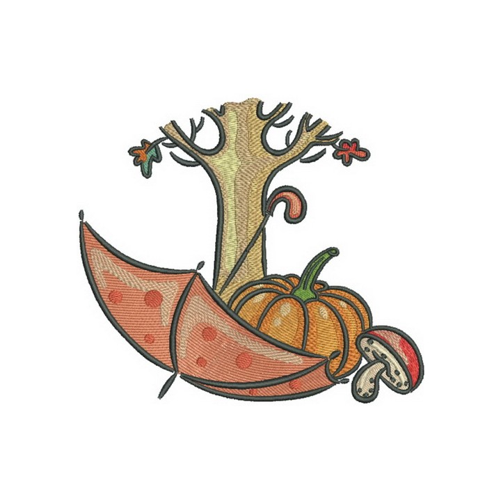 Autumn 3 embroidery design - Embroidery Design