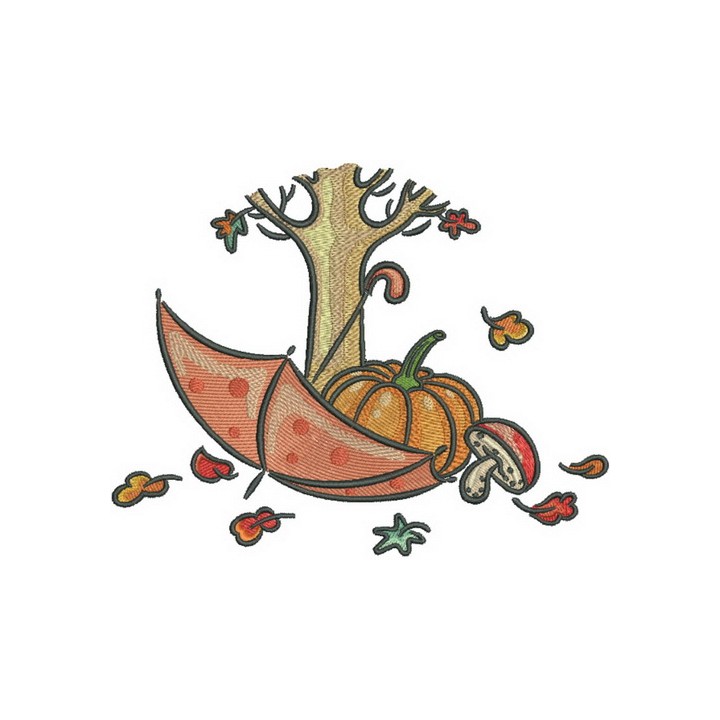 Autumn 2 embroidery design - Embroidery Design