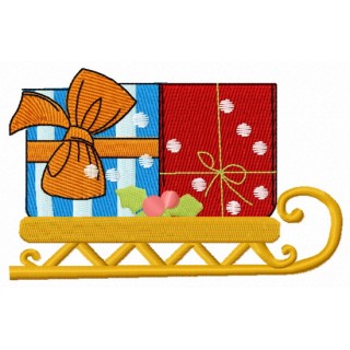 Christmas presents 3 embroidery design - Embroidery Design