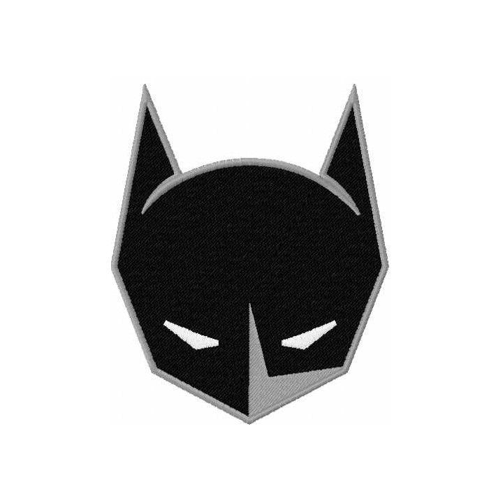 Batman helmet sign embroidery design - Embroidery Design