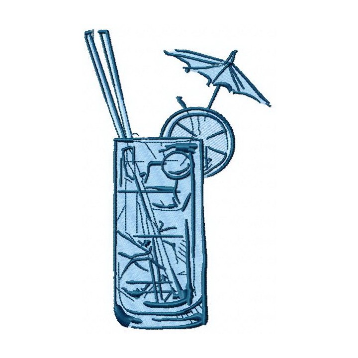 The most tasty cocktail 2 embroidery design - Embroidery Design