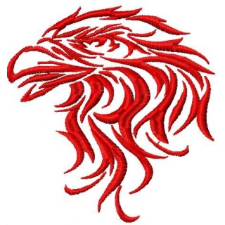 Tribal eagle 5 embroidery design - Embroidery Design