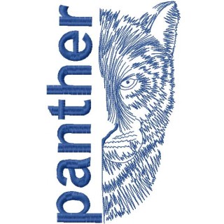Panther embroidery design - Embroidery Design
