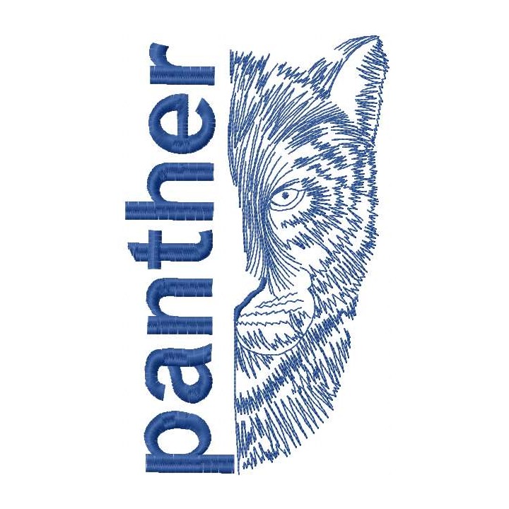 Panther embroidery design - Embroidery Design