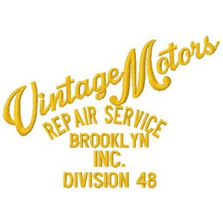 Vintage Motors embroidery design - Embroidery Design