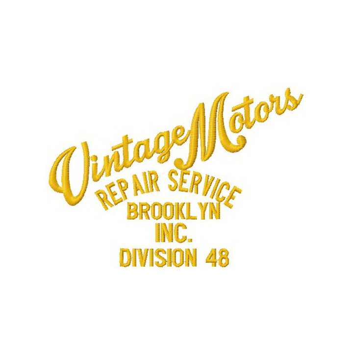Vintage Motors embroidery design - Embroidery Design