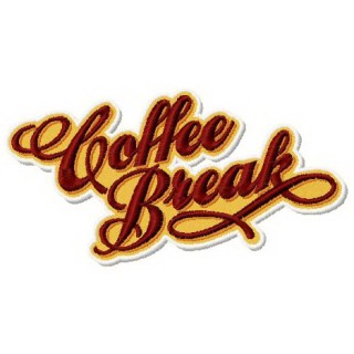 Coffee break 2 embroidery design - Embroidery Design