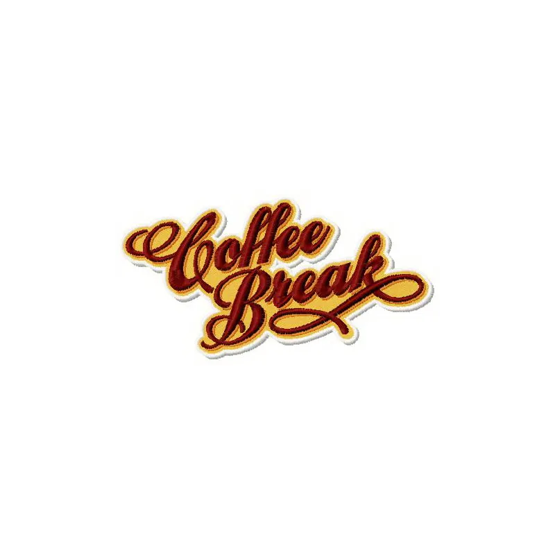 Preview of Coffee Break 2 embroidery design featuring coffee-themed stitched motifs for your next project.