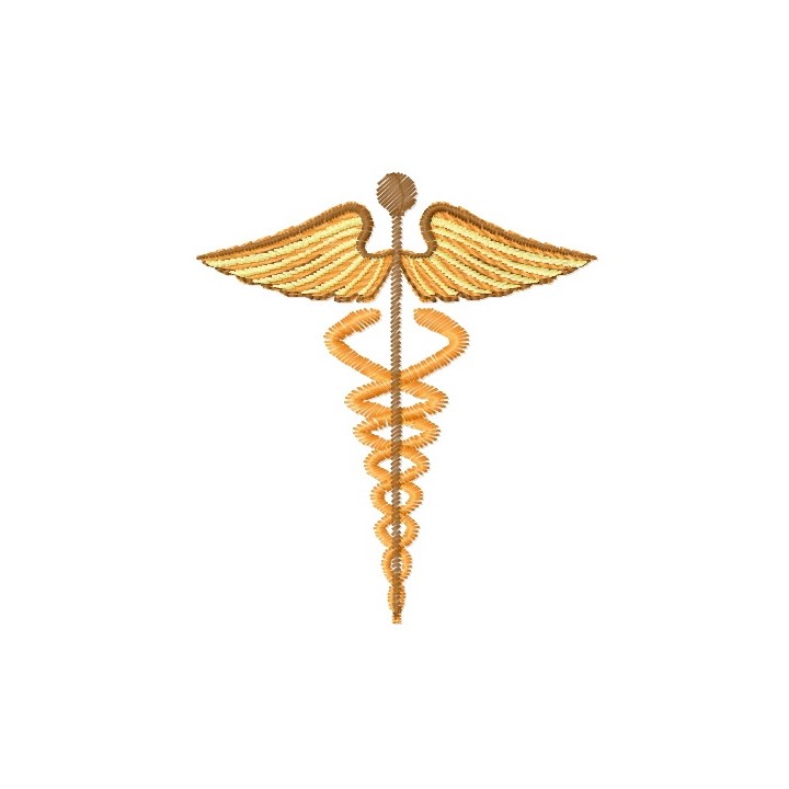 Medical symbol embroidery design - Embroidery Design