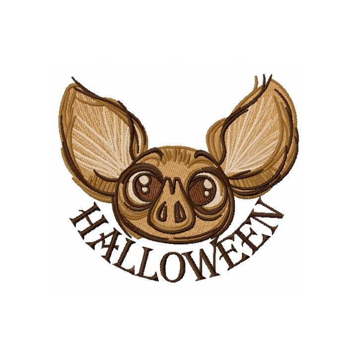 Halloween bat 3 embroidery design - Embroidery Design
