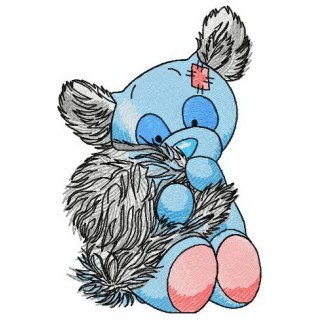 Spirit the lemur embroidery design - Embroidery Design