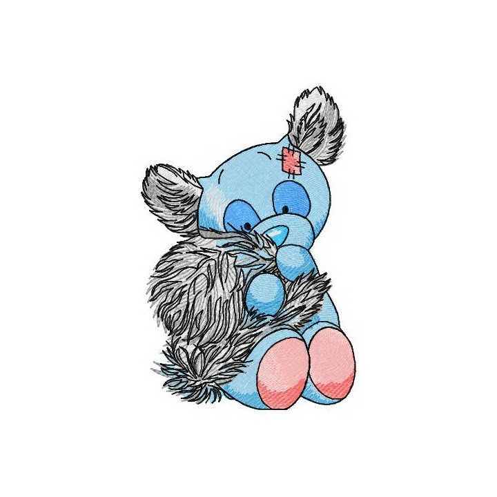 Spirit the lemur embroidery design - Embroidery Design