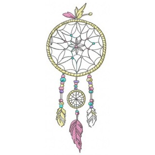 Dreamcatcher 5 embroidery design - Embroidery Design