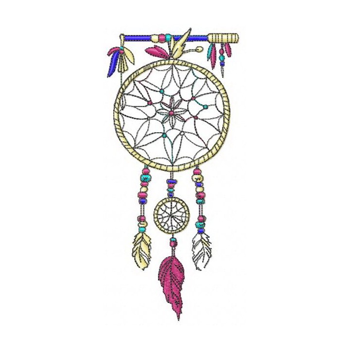 Dreamcatcher 4 embroidery design - Embroidery Design