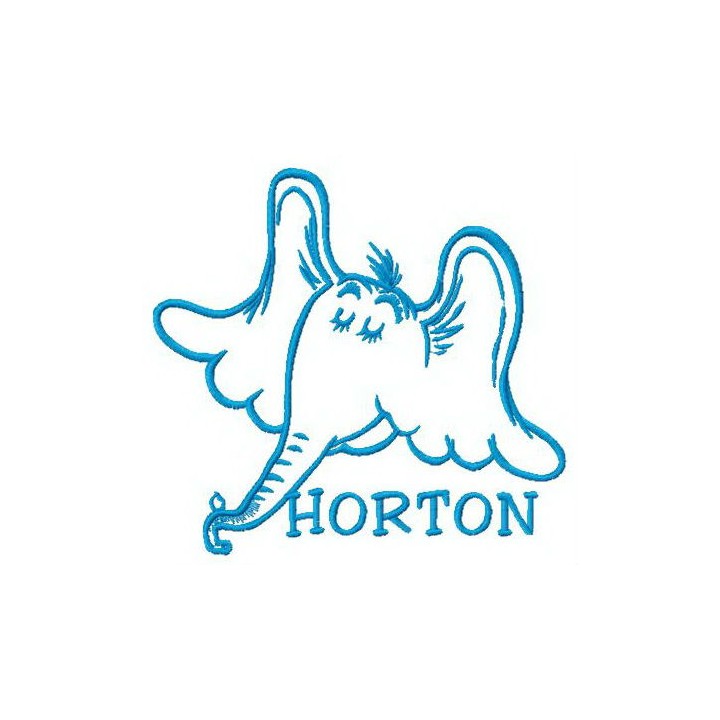 Horton's muzzle embroidery design - Embroidery Design