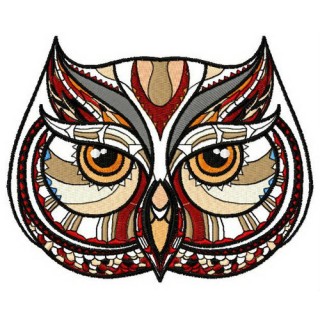 Mosaic owl 2 embroidery design - Embroidery Design