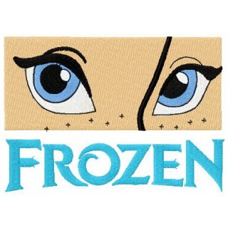 Anna's eyes embroidery design - Embroidery Design