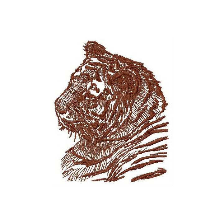 Bengal tiger embroidery design - Embroidery Design
