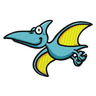 Pterodactyl embroidery design - Embroidery Design