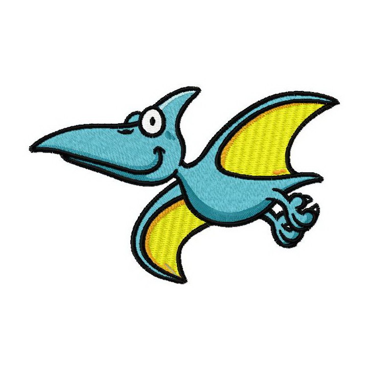 Pterodactyl embroidery design - Embroidery Design