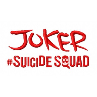 Suicide Squad Joker 3 embroidery design - Embroidery Design