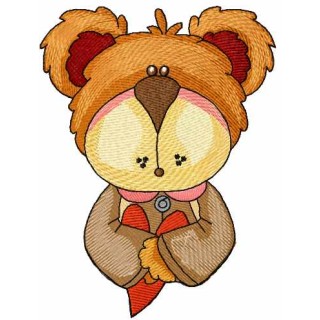 Teddy my heart embroidery design - Embroidery Design