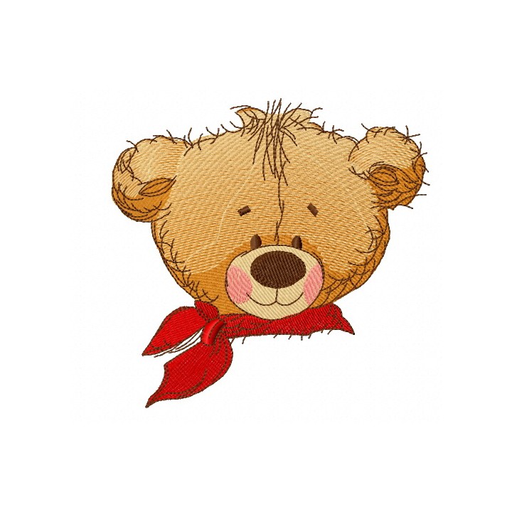 Teddy bear goes to school 3 embroidery design - Embroidery Design