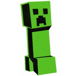 Minecraft Creeper 9 embroidery design - Embroidery Design