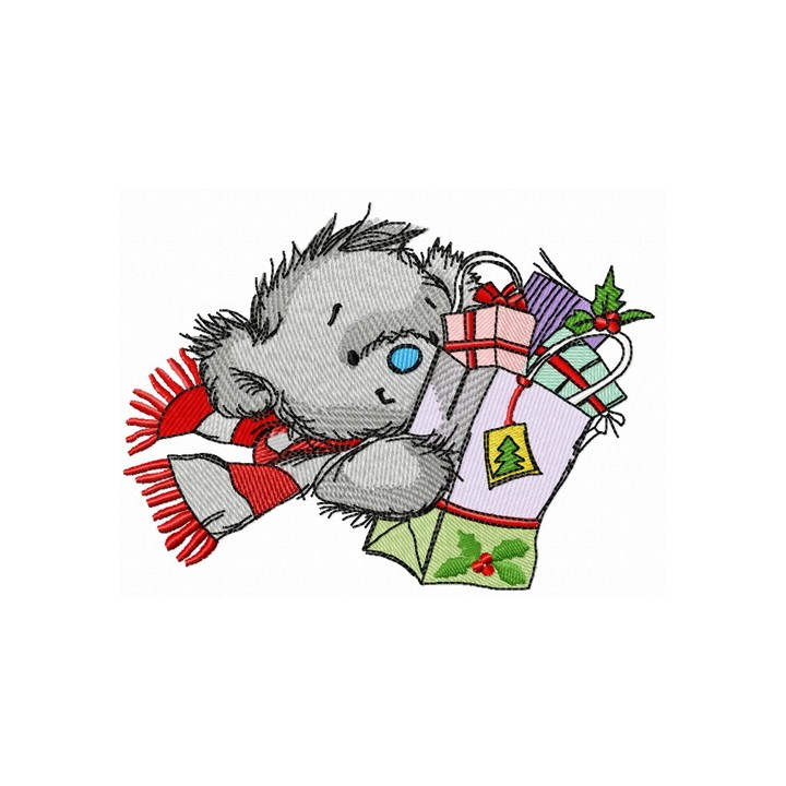 Shopping before Christmas 3 embroidery design - Embroidery Design