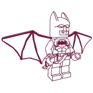 Lego Batman embroidery design - Embroidery Design