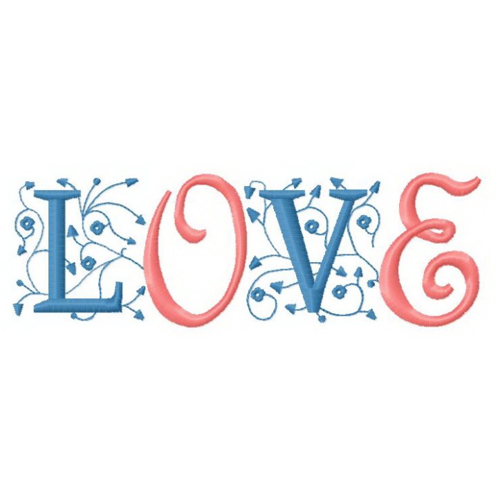 Love embroidery design - Embroidery Design