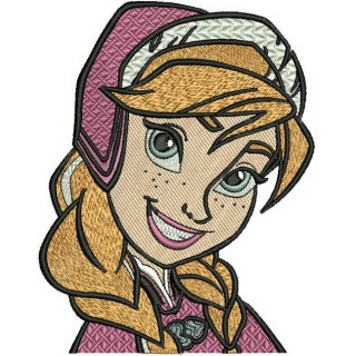 Adorable Anna embroidery design - Embroidery Design