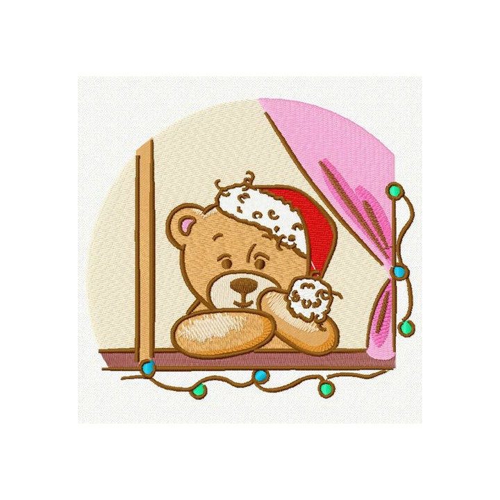 Waiting for Christmas 2 embroidery design - Embroidery Design