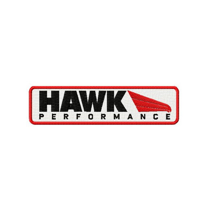 Hawk perfomance logo 2 embroidery design - Embroidery Design