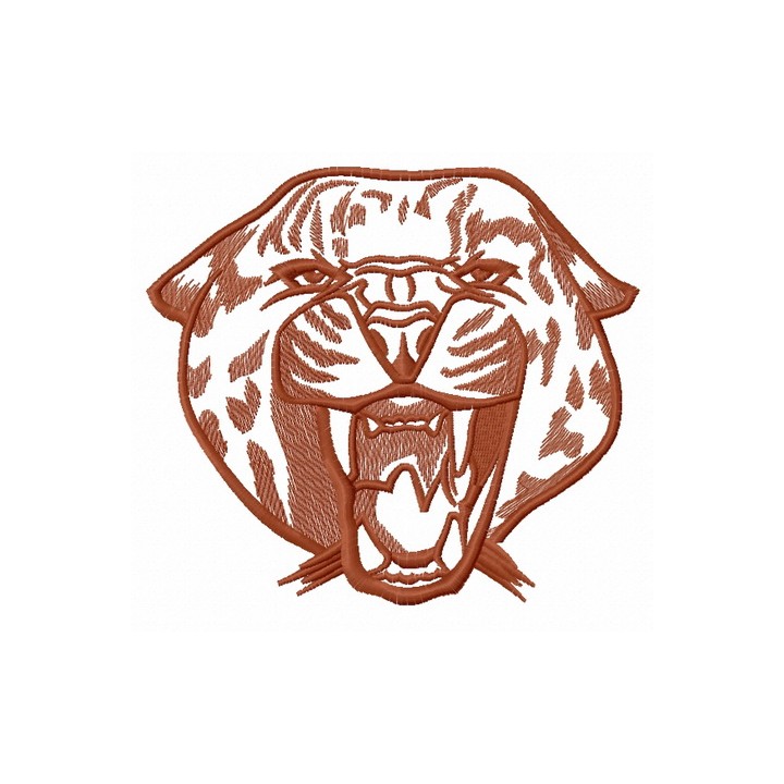 Wild cheetah 4 embroidery design - Embroidery Design