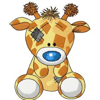 Twiggy Giraffe 2 embroidery design - Embroidery Design