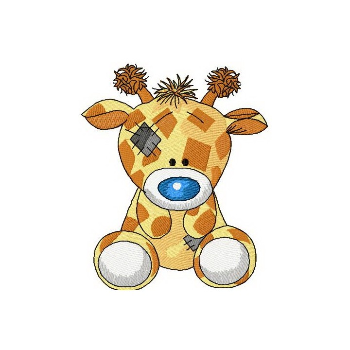 Twiggy Giraffe 2 embroidery design - Embroidery Design