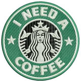 I need a coffee embroidery design - Embroidery Design