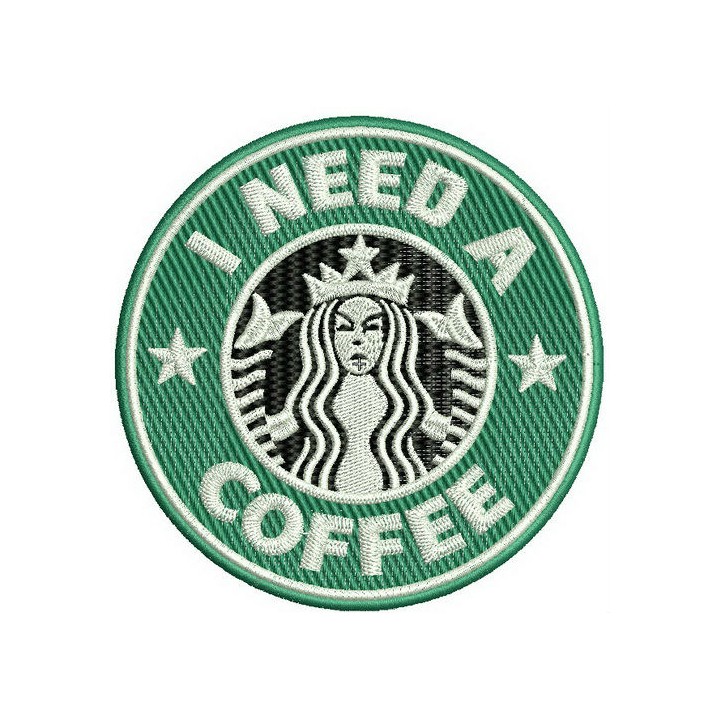 I need a coffee embroidery design - Embroidery Design