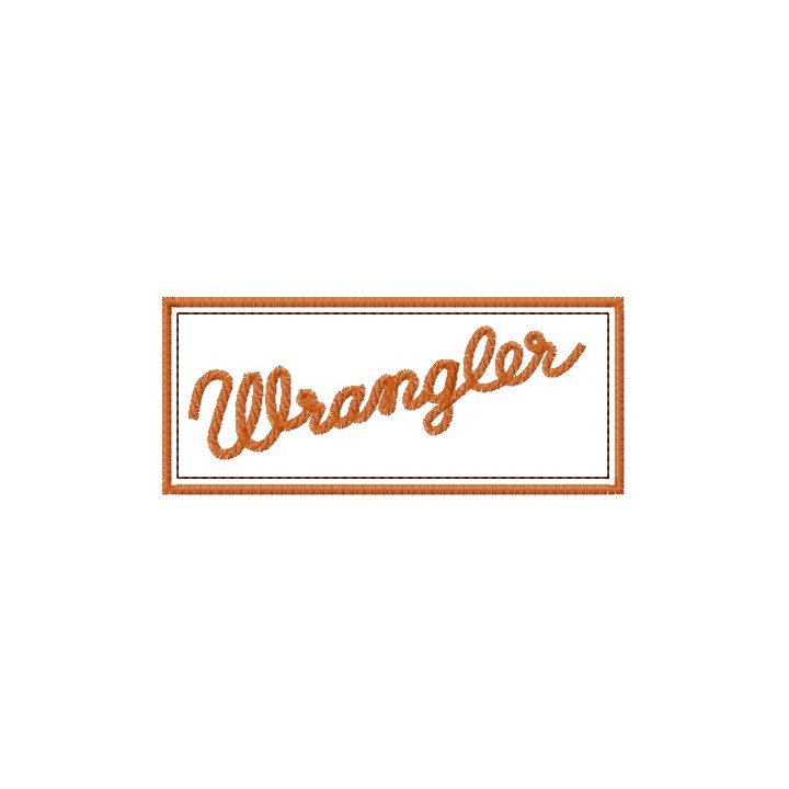 Wrangler embroidery design - Embroidery Design