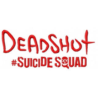 Suicide Squad Deadshot 3 embroidery design - Embroidery Design