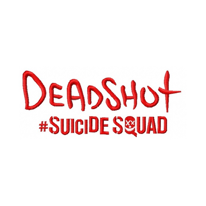 Suicide Squad Deadshot 3 embroidery design - Embroidery Design