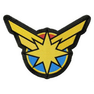 Captain Marvel logo embroidery design - Embroidery Design