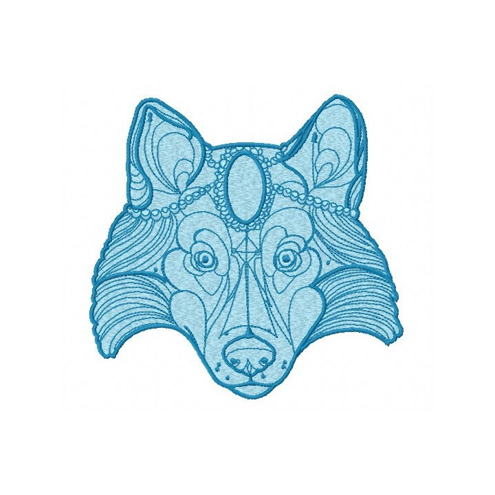 Clever dog 3 embroidery design - Embroidery Design