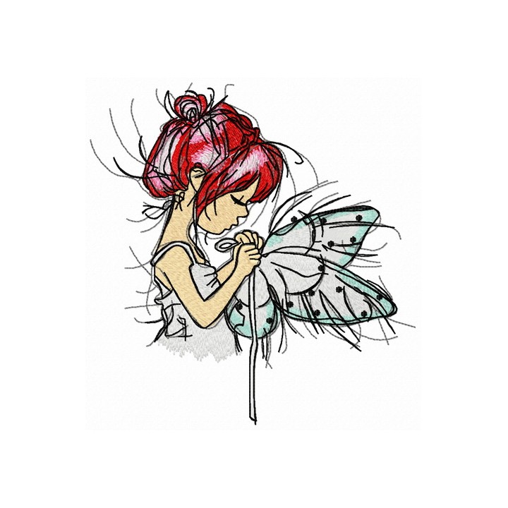 Problem with wings embroidery design - Embroidery Design