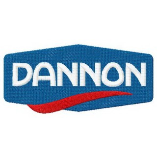 Dannon logo embroidery design - Embroidery Design