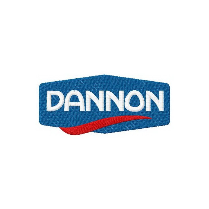 Dannon logo embroidery design - Embroidery Design