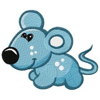 Tiny mouse embroidery design - Embroidery Design