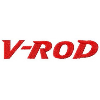 V-ROD logo embroidery design - Embroidery Design